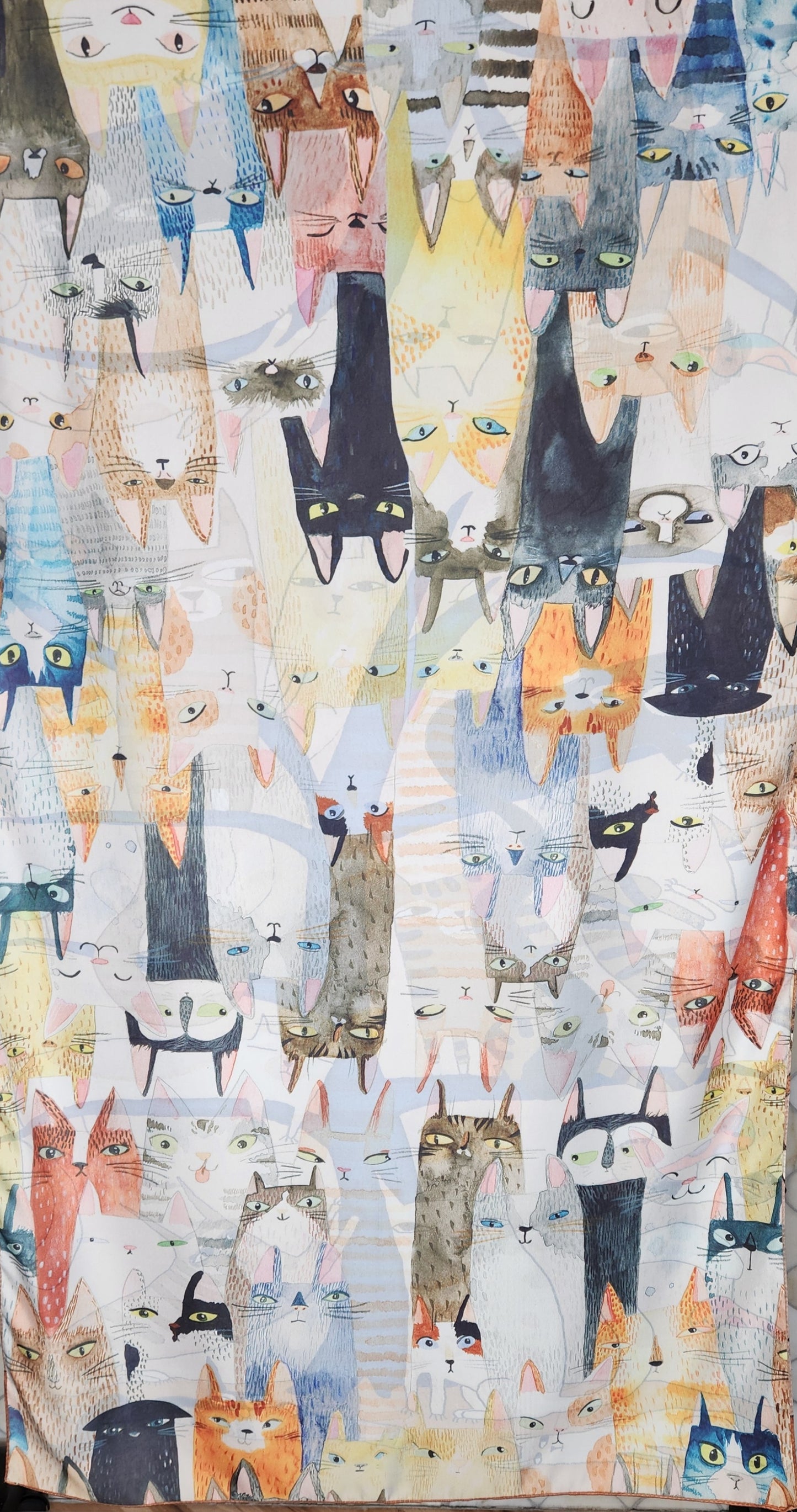 Padova floral and geometric design silk blend scarves