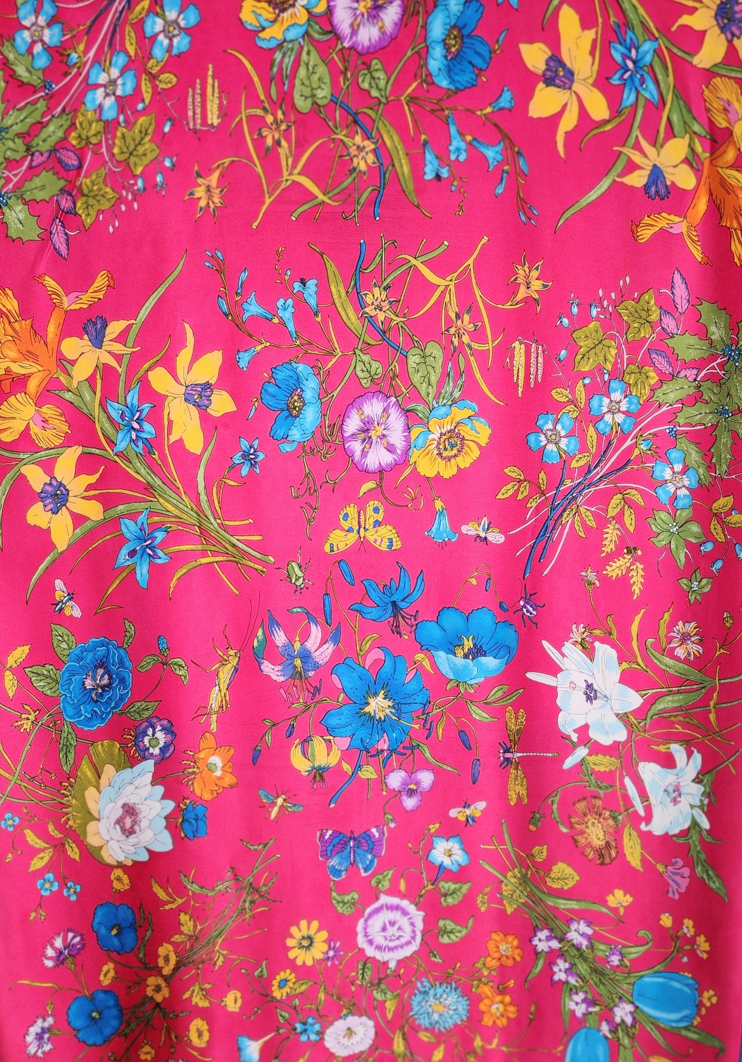 Padova floral and geometric design silk blend scarves
