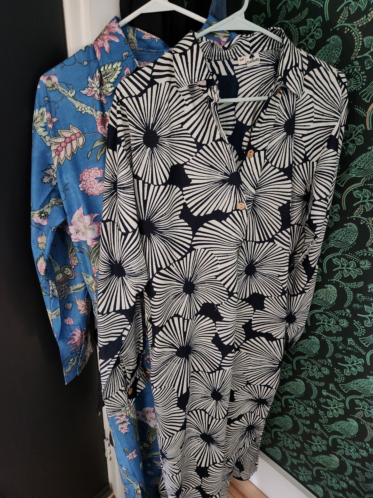Natural dye cotton Indian Print shirt dress