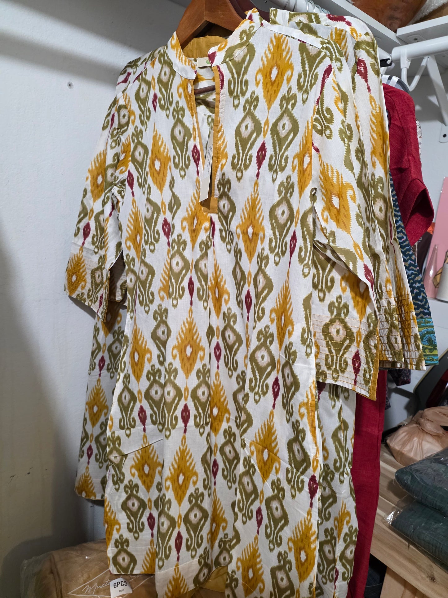 Mustard Olive dress