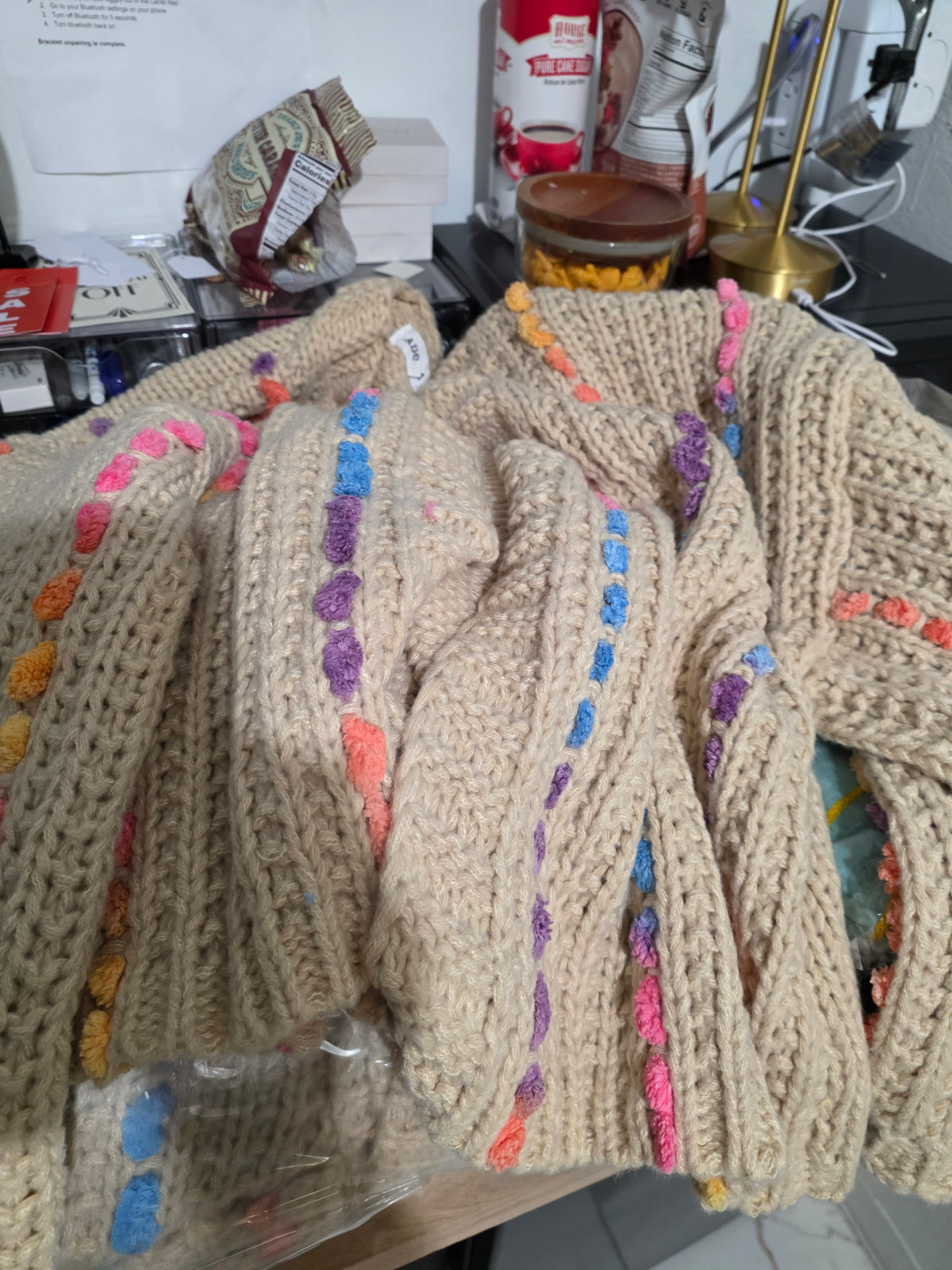Adora sweater ribbon colorful