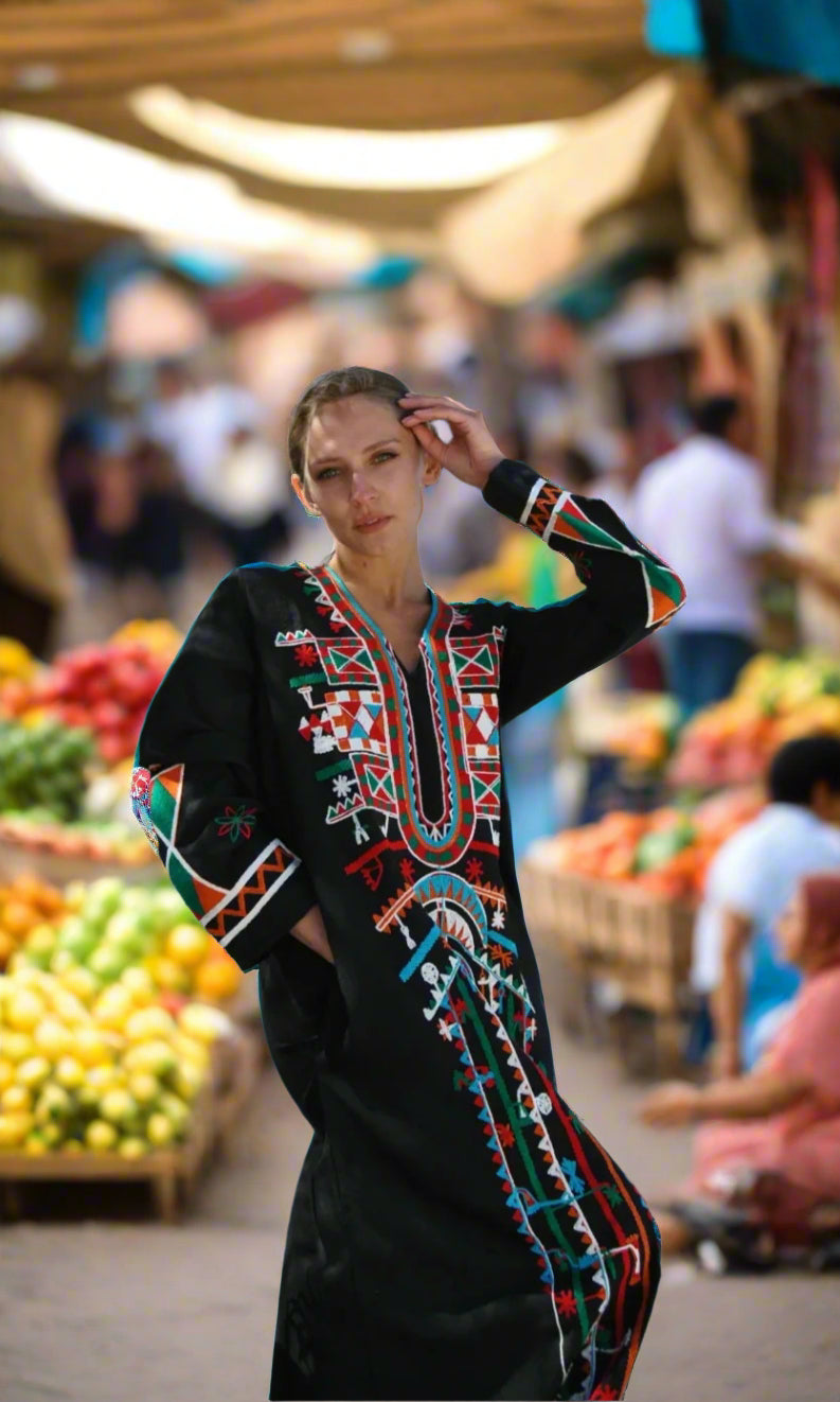 Black Kaftan Dress