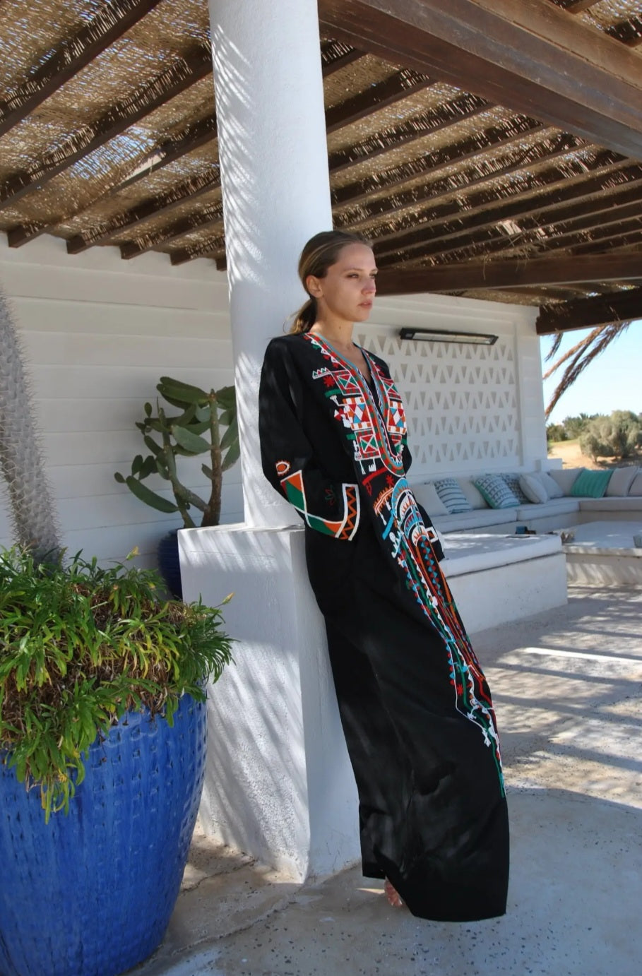Black Kaftan Dress