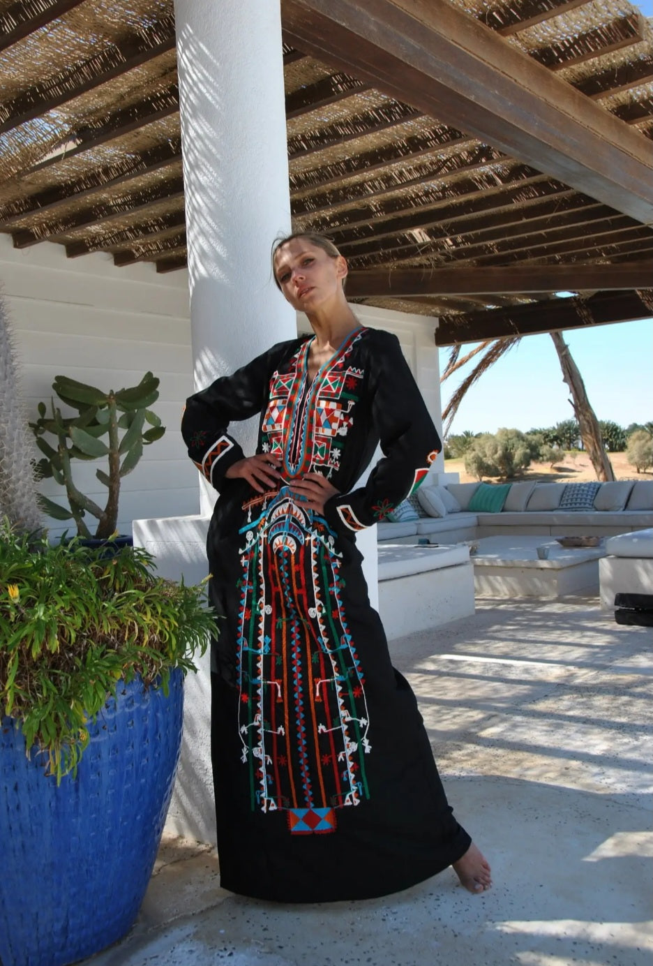 Black Kaftan Dress