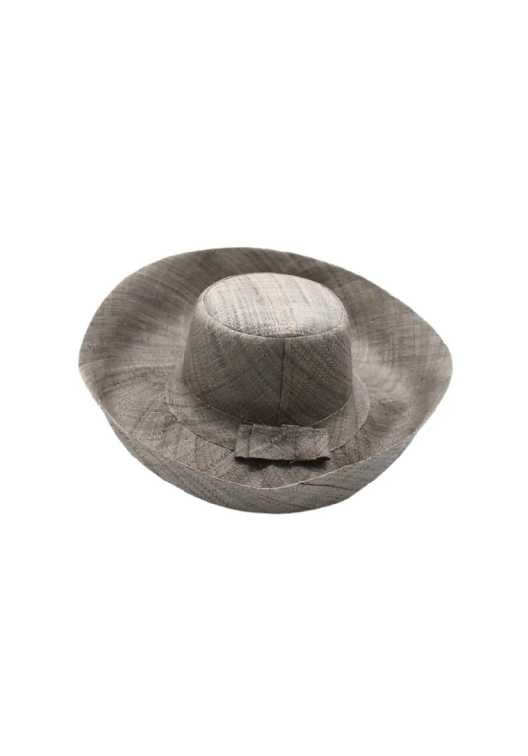 Madagascar Sun Hat Gray - 7 Inch Brim