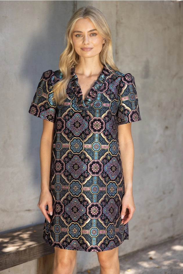 Mandala Jaquard Dress