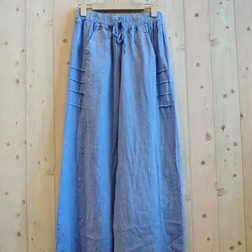 Italian linen Pants with pocket detail