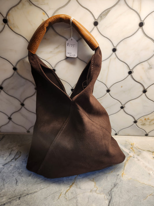 SL  Suede with pebble handle small