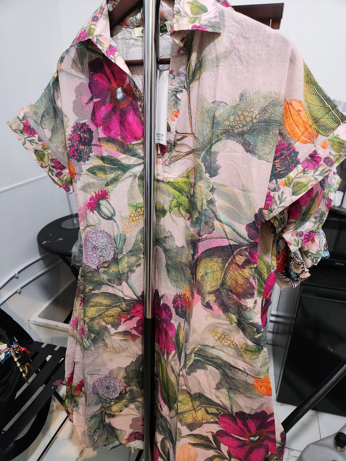 Tallulah dress, pink floral
