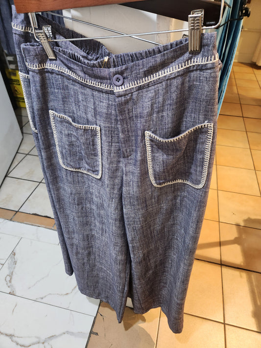 Contrast stich denim pant