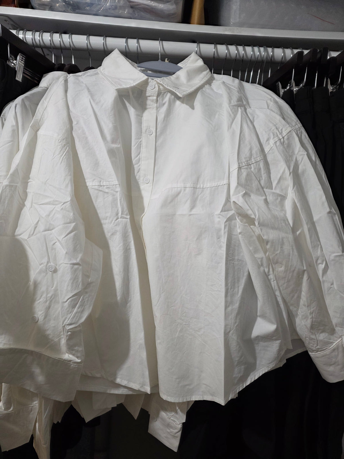 Long sleeve crisp classic shirt