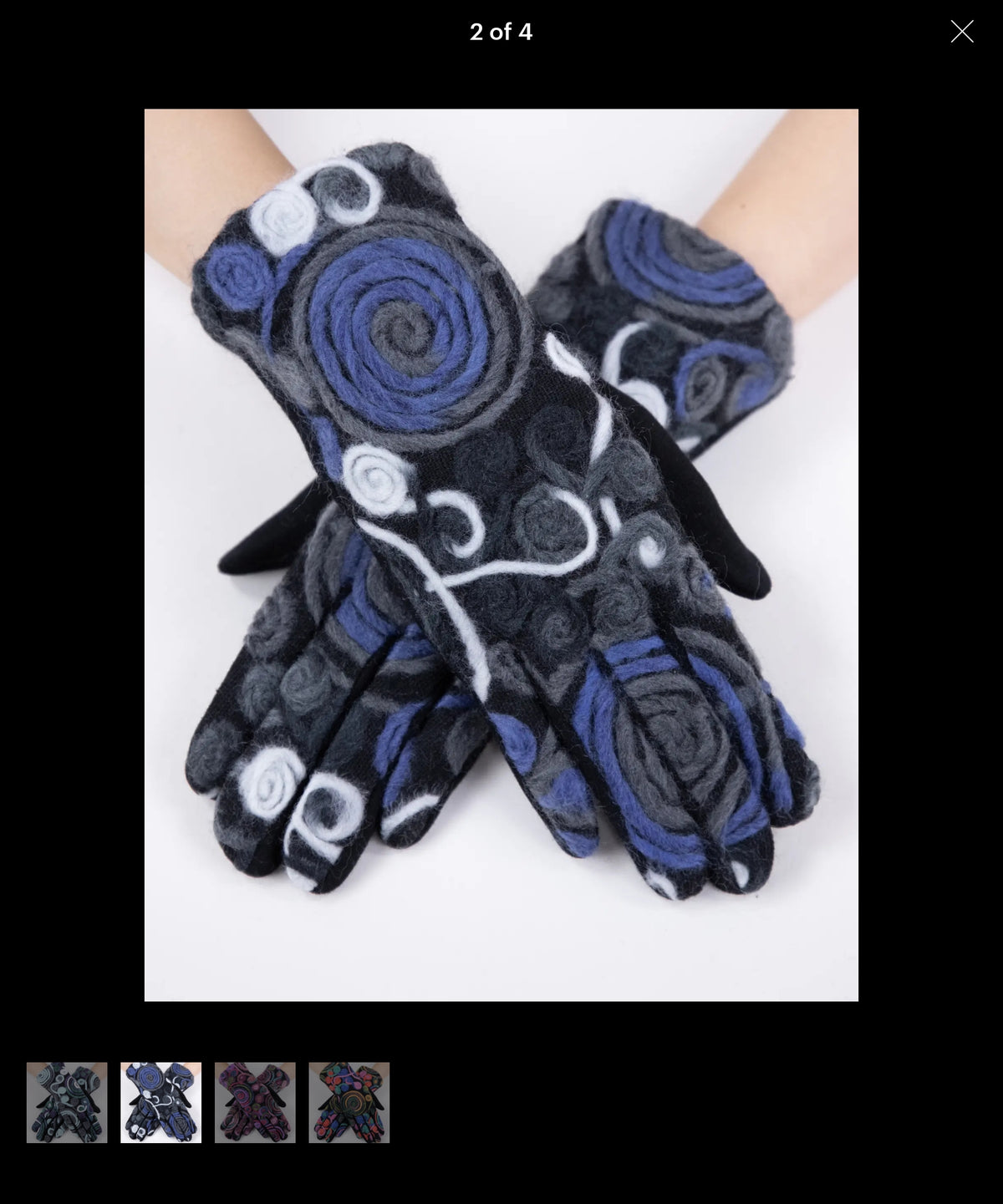 Yarn Embroidered Gloves