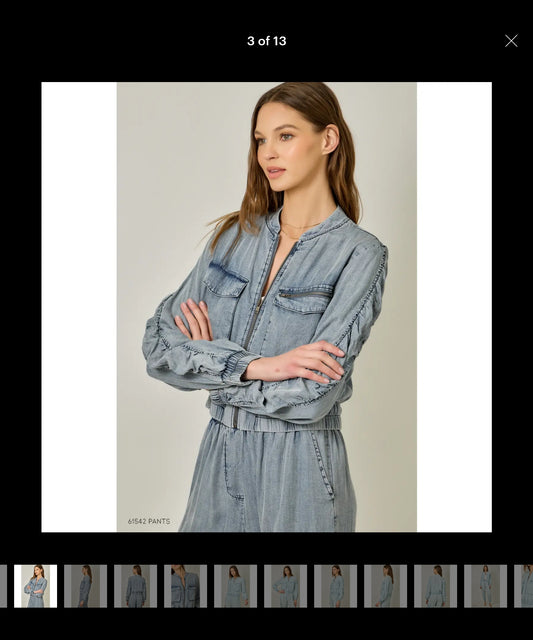 Tencel Bomber Jacket