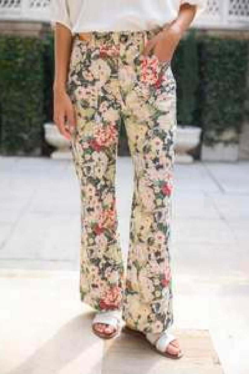 Floral print pant
