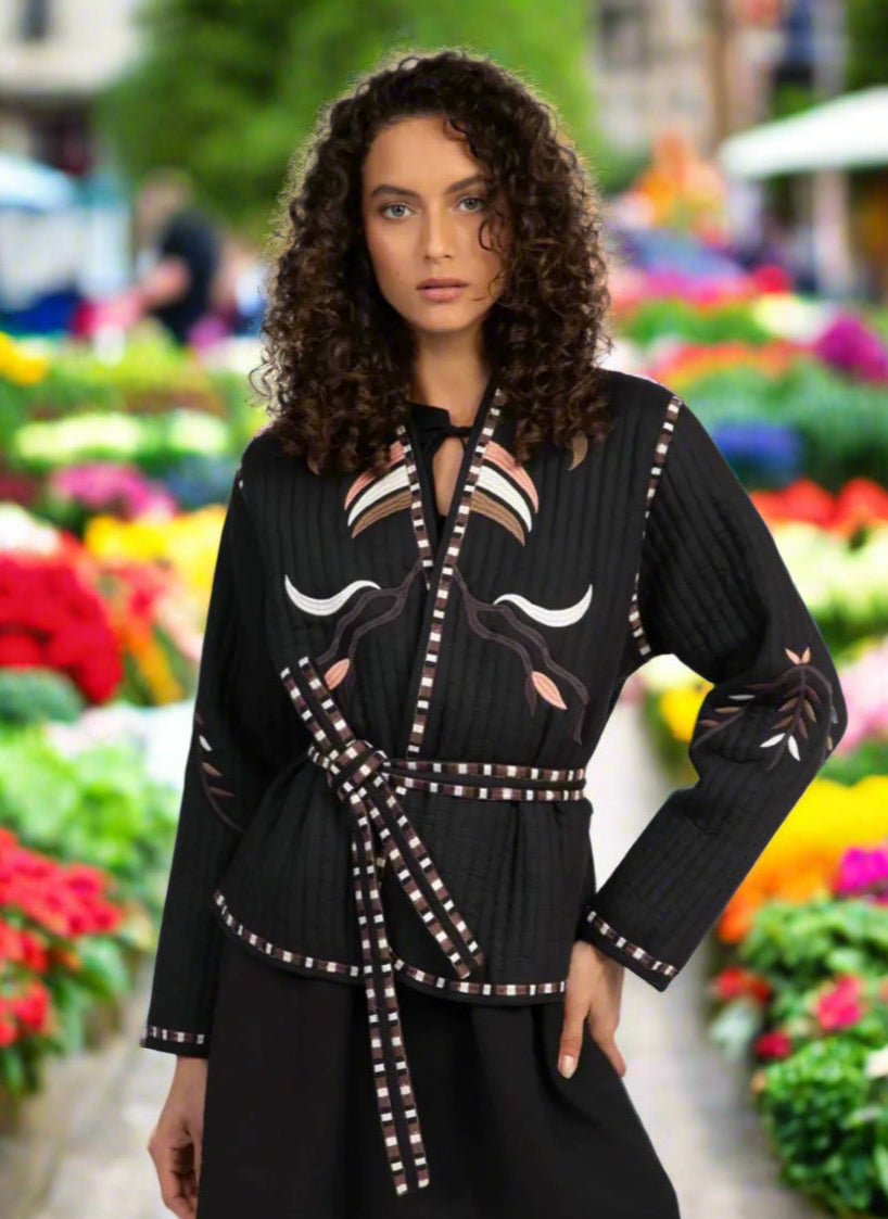Tribal Embroidered