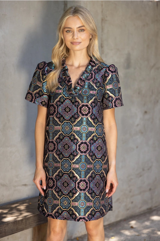 Mandala Jaquard Dress