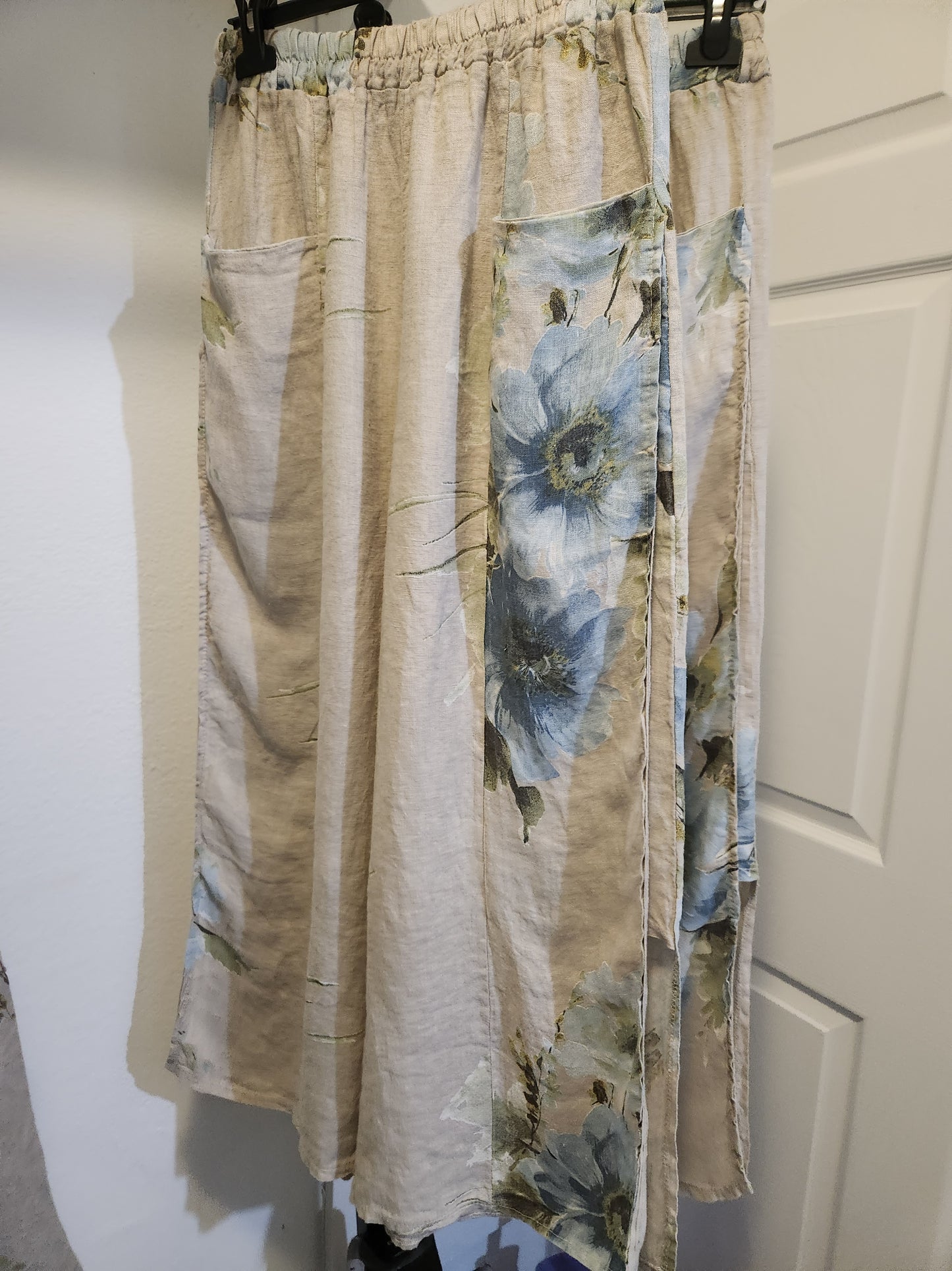Italian PANT linen with side vent